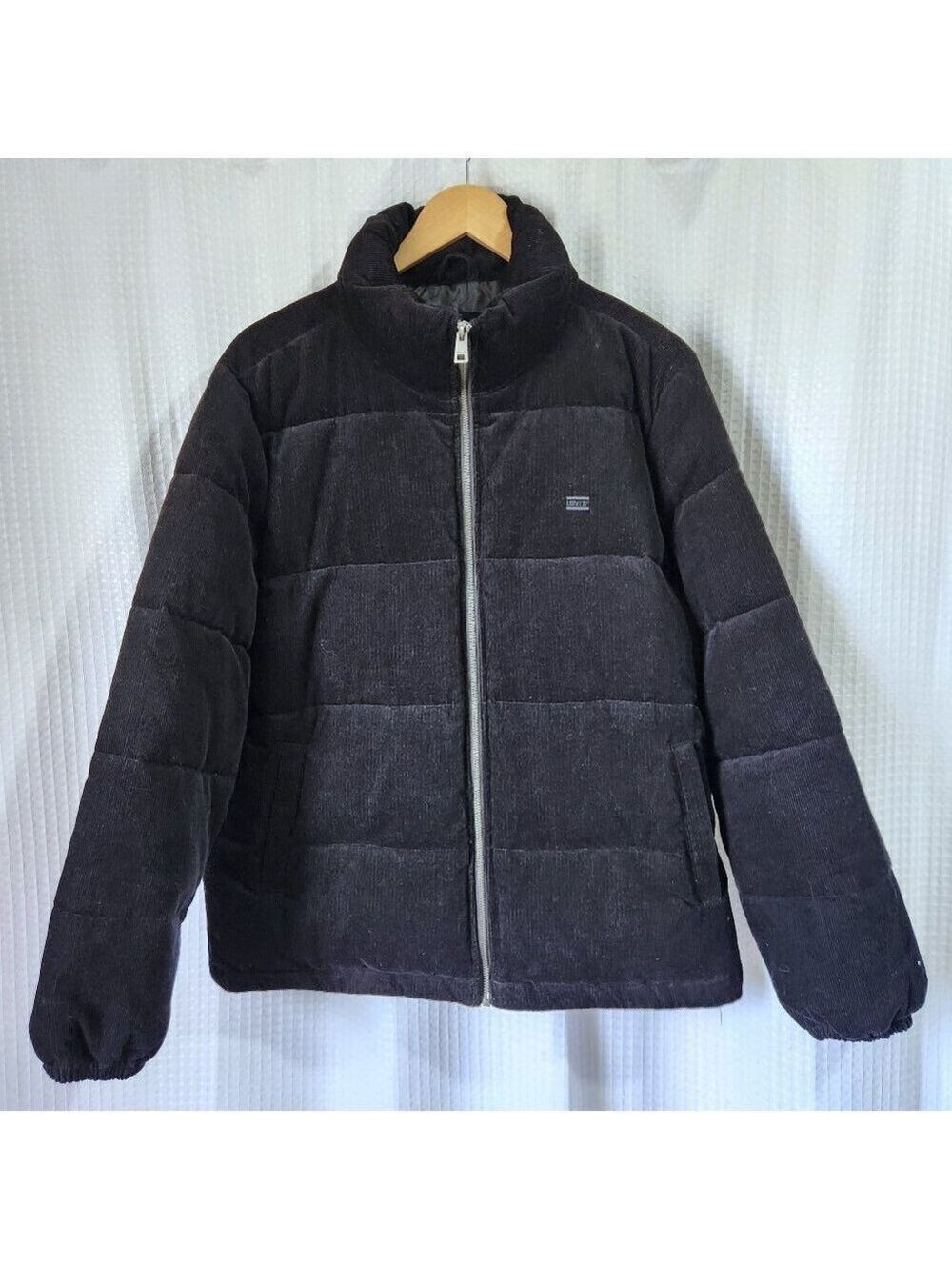 Levi’s Women’s XL Black Quilted Jacket Cotton Lined Winter Utility Coat